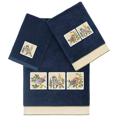 3 Piece Turkish Cotton Towel Set
