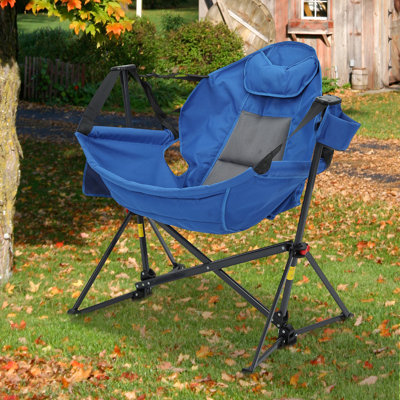 Hammock Swing Camping Chair With Storage Bag by Arlmont & Co.