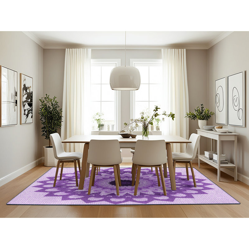 Wool Indoor Rug, Rectangle 7' x 10'