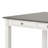 Dola Dining Table, Rustic White, Gray Wood, Rectangular 72 Inch Top