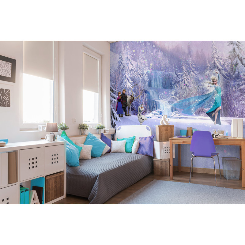Disney Frozen Forest Unpasted Wall Mural On Paper 368 Cm X 254 Cm