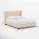 Hanson Upholstered Wingback Platform Bed