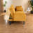 Modern Orange Corduroy Sofas For Living Room With Extendable Features