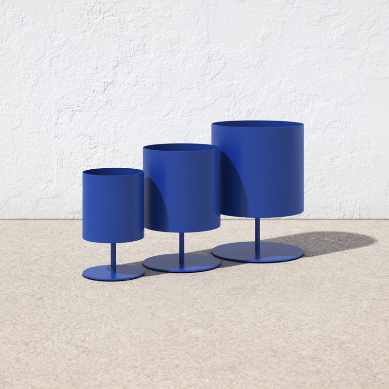 Gabriele Indoor Pot Planter, Blue