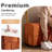 Square Corduroy Woven Design Foot Rest Brown Stable For Standing And Sitting Contemporary Style Primary Living Spaces Wood Frame-1029299735