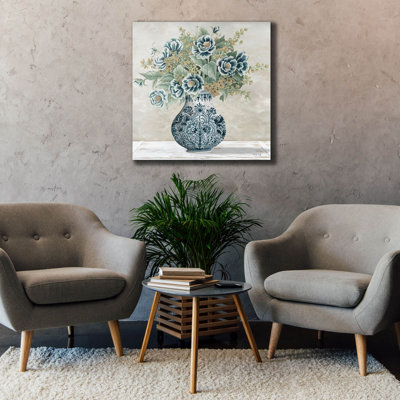 «Feeling Blue I» par Cindy Jacobs, art mural sur toile