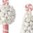 8.5" Resin Marshmallow Tree Topiaries