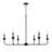 Herring 6 - Light 42" Wide Candle Style Classic / Traditional Chandelier