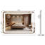 Rectangle LED Mirror, Touch Control Stepless 3 Colours Temperature & Dimmable Light -114267832