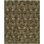 Wool Floral Area Rug in Brown