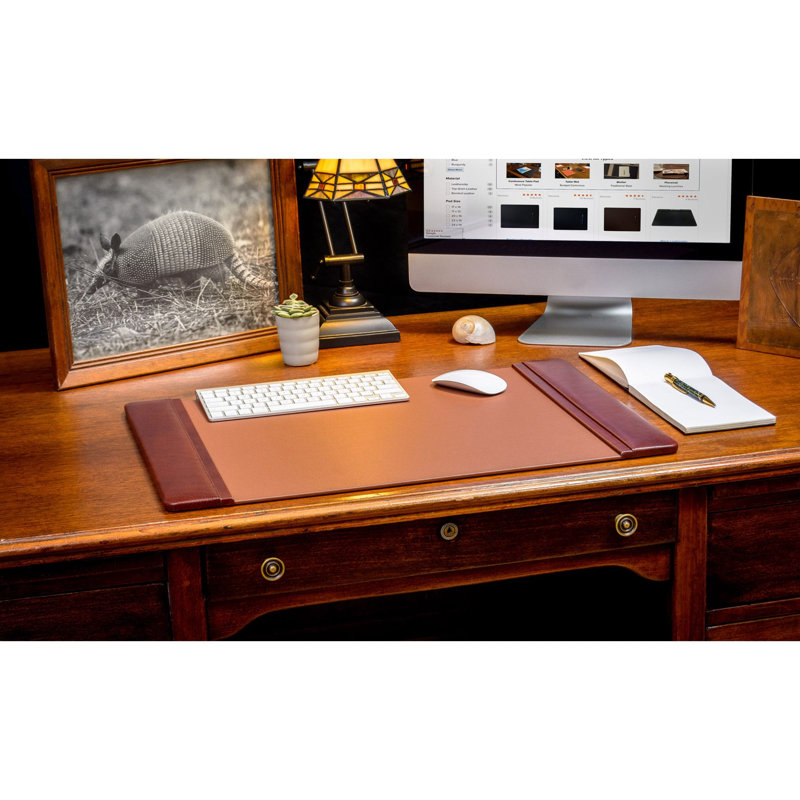 Sous-main de bureau Bramfield, Brun moka