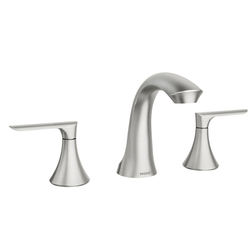 Findlay 8 in. Widespread 2-Handle Bathroom Faucet in Spot Resist Brushed Nickel (Valve Included)