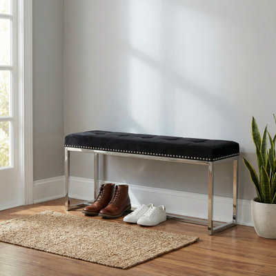 Kealey Velvet Upholstered Bench