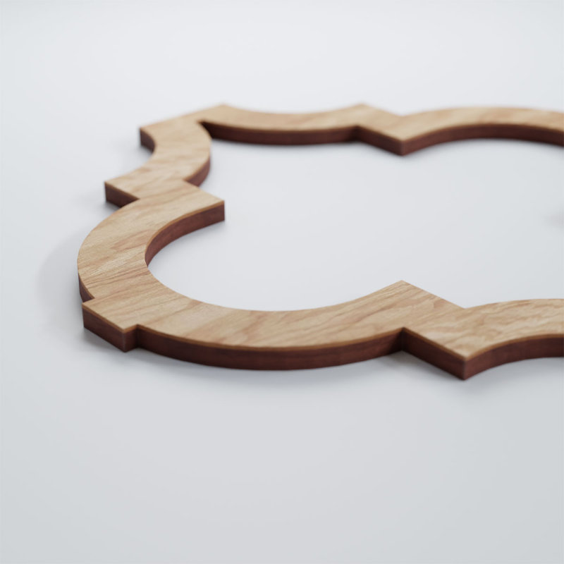 Birch 15" x 15" Decorative Fretwork Wall Panel