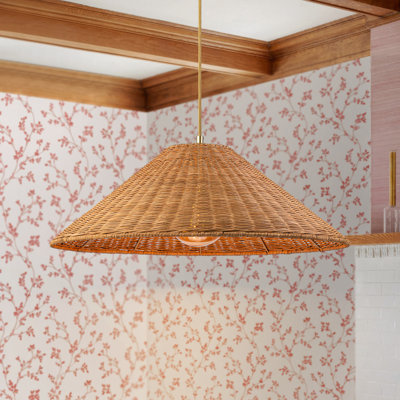 Aalayah 1 - Light Oversized Rattan Pendant