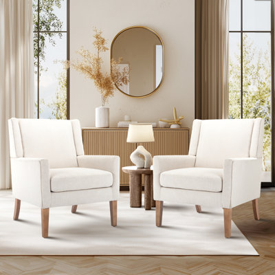 Fauteuil décoratif à oreilles Ayran