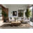 Soft Plush Bleeker Fibonacci Sequence Classic Oriental Area Rug in Beige – Beige Binding-1520041532