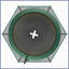 Trampoline 14 pi Springfree No Gap - vert