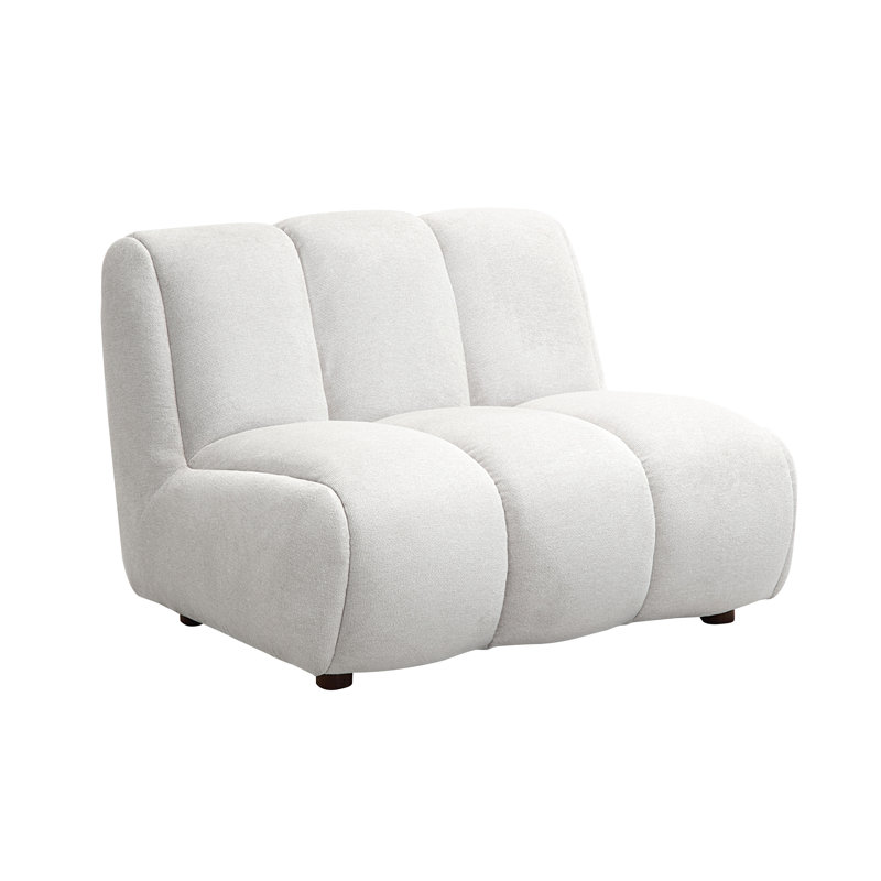 Chaise en lin blanc ivoire Manilla