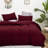 Solid Color Comforter Dark Color 3 PCs Bedding Set Deep Color Bed Comforter Set-115667182-115922242