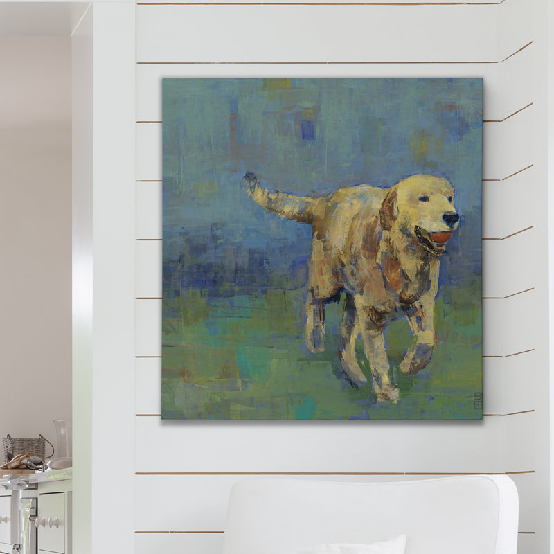« play time ii », reproduction d’art sur toile tendue, H 10 po x l 10 po x P 1,5 po