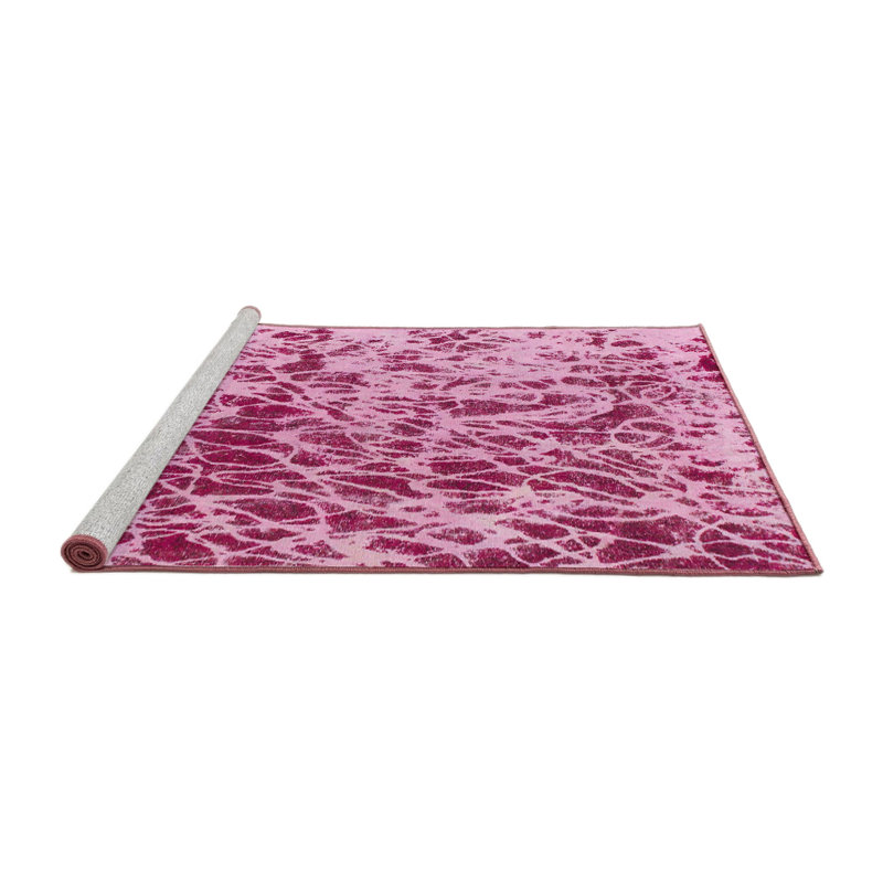 Abstract Indoor Rug, Round 6'