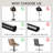 Adjustable Swivel Bar Stools, Counter Height Bar Stool with Footrest, Modern PU Leather Bar Chairs for Kitchen Island, Dining Room, Oatmeal(Set of 2)-255861043-255861040