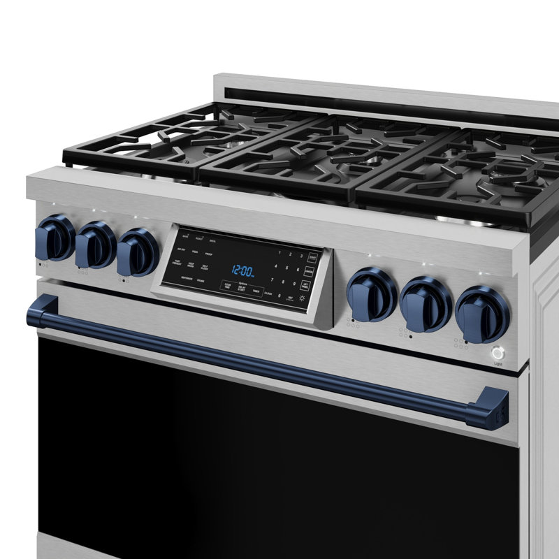 Cuisinière au gaz professionnelle de 36 po avec panneau tactile inclinable Gordon Ramsay de THOR Kitchen