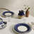 1815 Pacific Dinnerware Set Blue Dots, 16 Piece Set