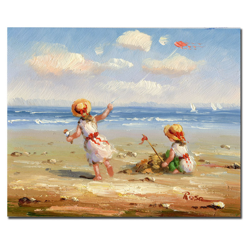 «At the Beach I», reproduction d'art sur toile