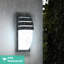 Daisja 7.5cm H Integrated LED Outdoor Sconce with Dusk to Dawn