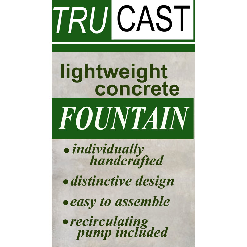 TruCast Provence Fountain, Forest Brown