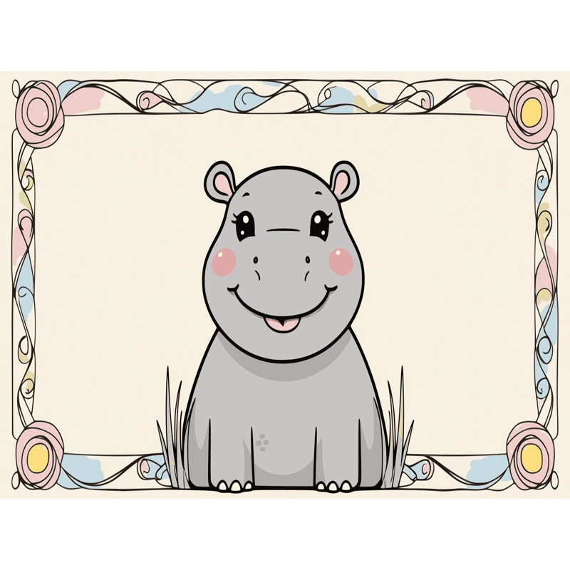 Tapis pour enfants East Urban Home, Rectangulaire 2 pi x 3 pi
