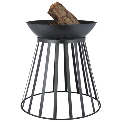 Hydetown Round Steel Wood Burning Fire Pit