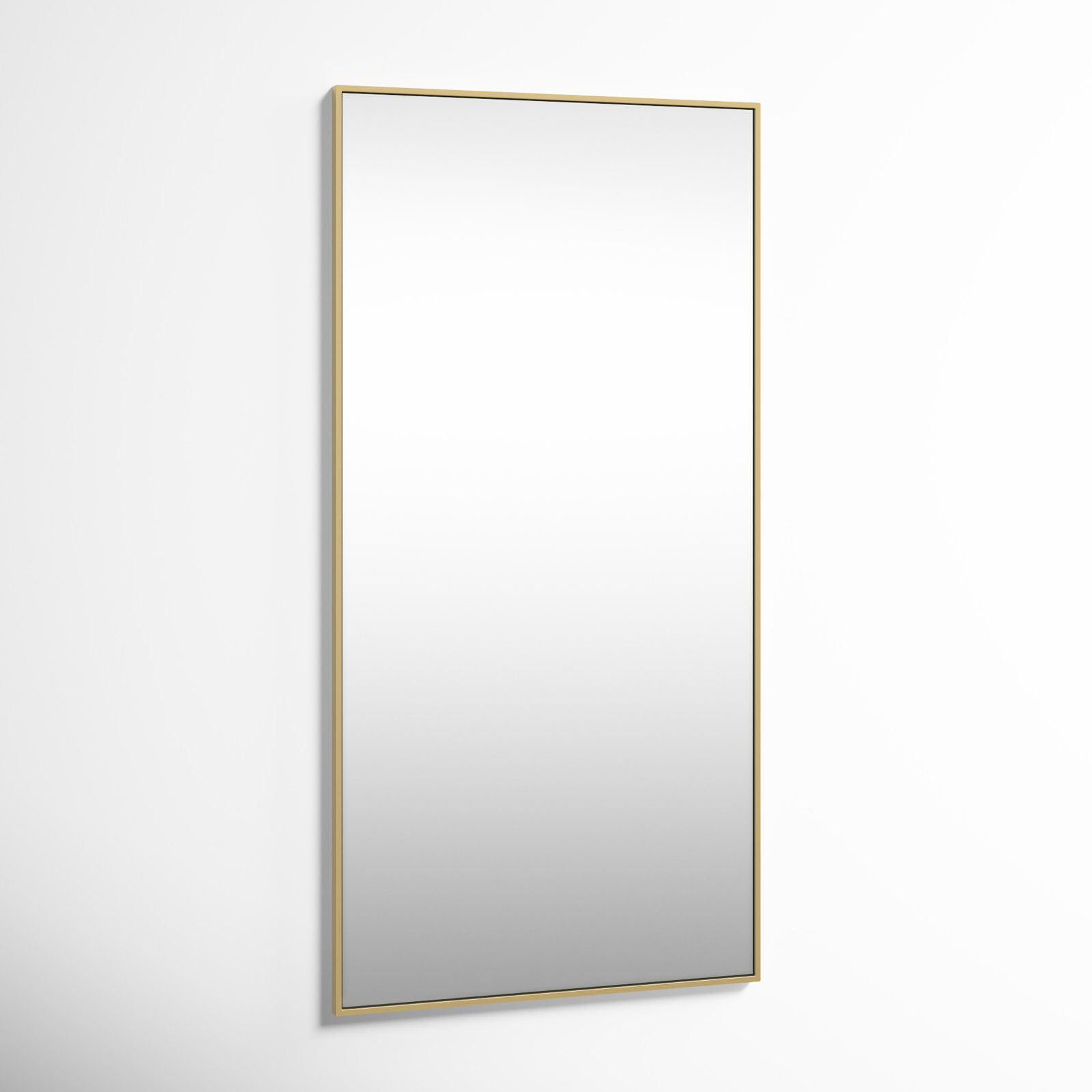 Sabine Accent Mirror, 60" x 30", Brass