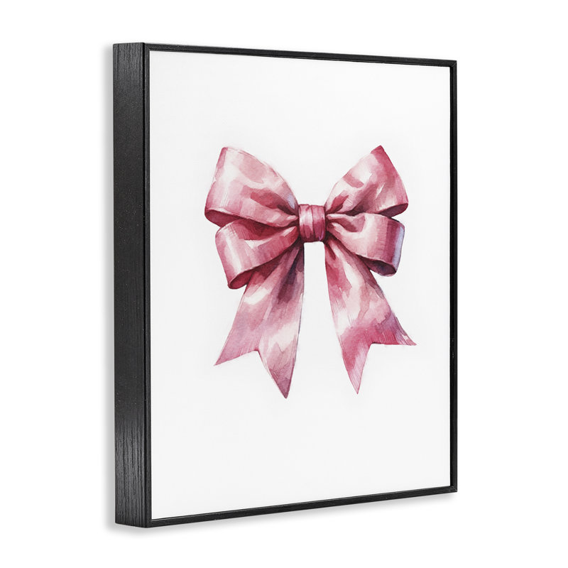 «Full Pink Ribbon», estampe numérique par Amanda Greenwood bk-100, Giclée encadrée noir minuit, H 30 po x l 24 po