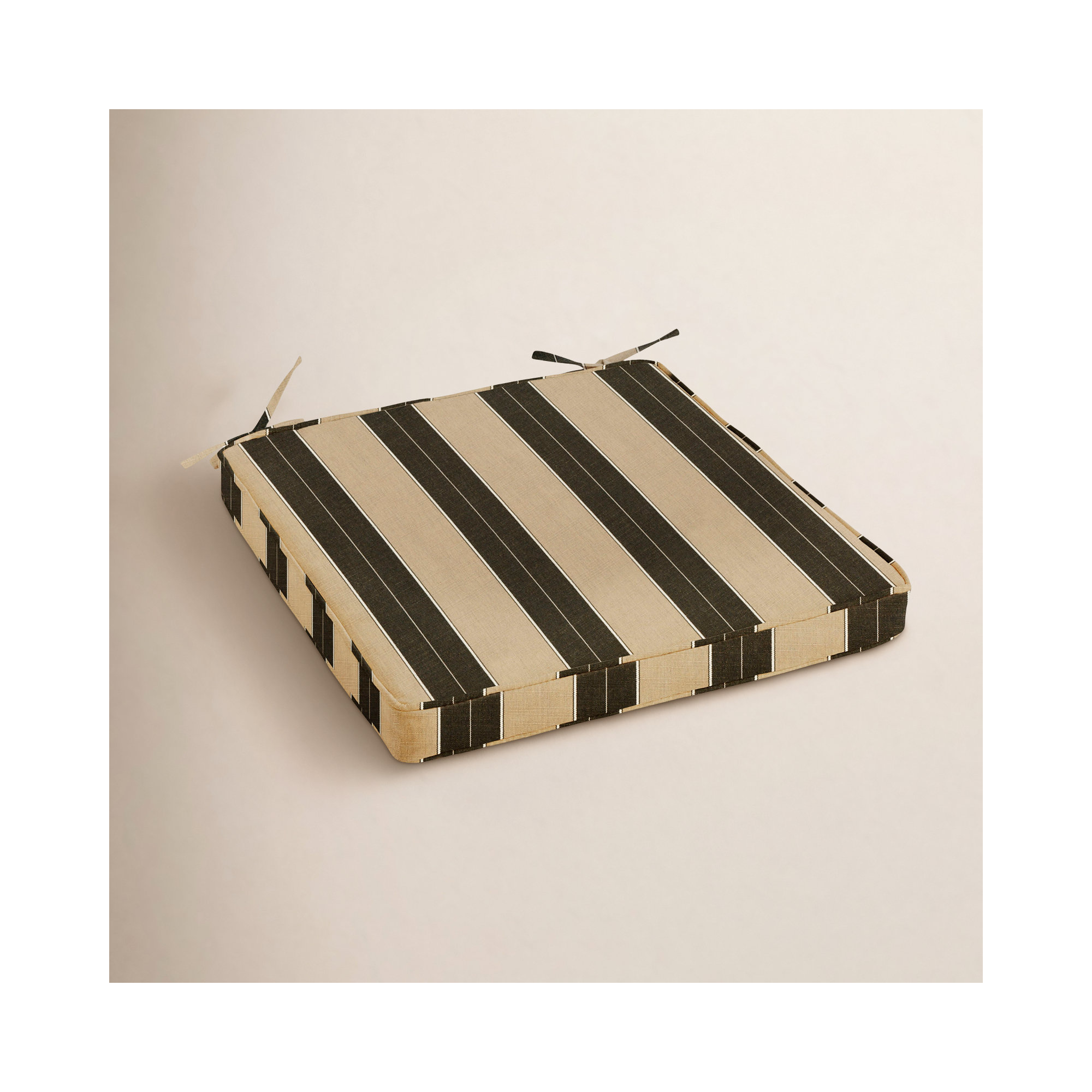 Stripe Indoor/Outdoor Sunbrella Dining Chair Cushion