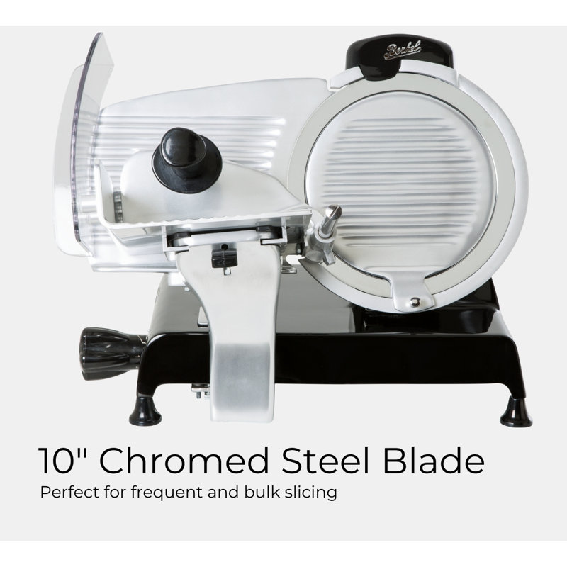 Red Line 250 Electric Food and Meat Slicer with 10-inch Blade for Home, Black