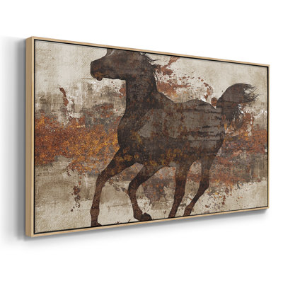 Running Free II- Framed Gallery Wrapped Canvas -Ready to Hang