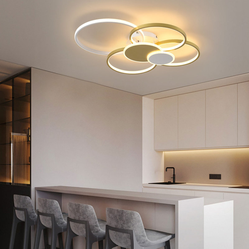 Baesmarc 31.5'' W LED Semi Flush Mount