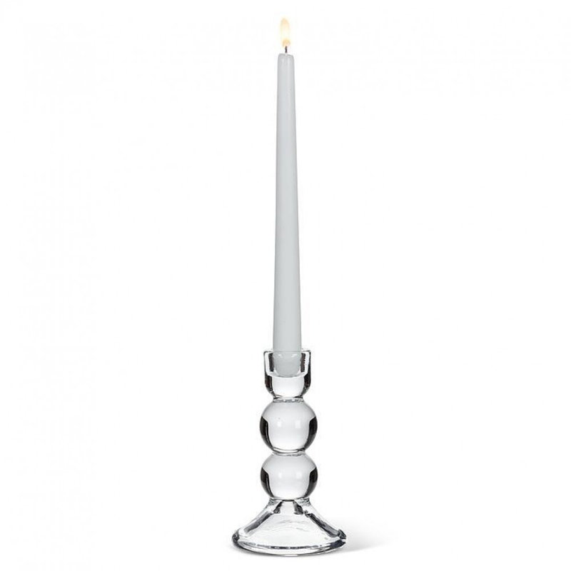 Small Ball Taper Candle Holder, 6'' H x 3.50'' W