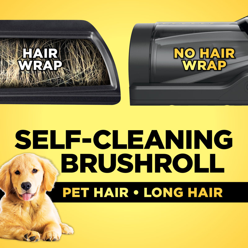 Empty Cordless Stick Vacuum & Auto-empty System, Self Cleaning Brushroll, Hepa Filtration, Gray