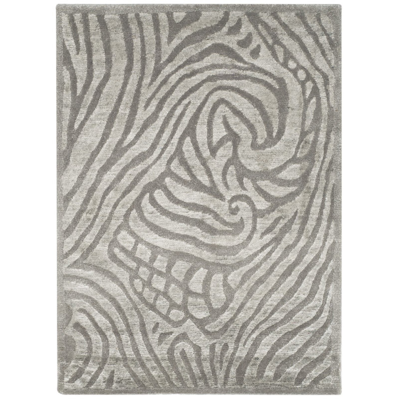 Ralph Lauren Highclere Viscose, Wool, Cotton Abstract Rug, Rectangle 4' x 6'