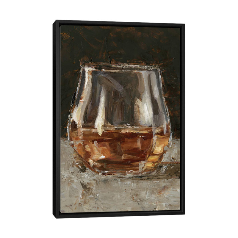 Reproduction d’art « the hard substance IV » par Ethan Harper, H 40 po x l 26 po x P 1,5 po, Toile avec cadre noir, Aucun mat