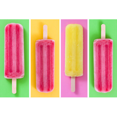 Collage Of Popsicles by Etorres69 - Wrapped Canvas Print