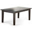 Ensemble de salle à manger contemporain 7 pièces avec table en bois massif et 6 chaises rembourrées Cosmopolitan / Eastwood-39668517