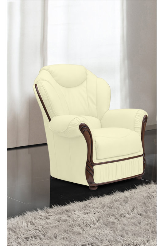 Kipling Faux Leather Armchair, Beige