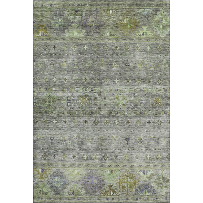 Premium Machine Washable Jeske AMF1220 Global Rug