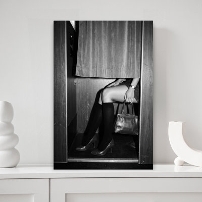 «The Photo Booth», art mural rétro rétro