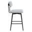 Tabouret de comptoir pivotant 27,4 po Bayardo